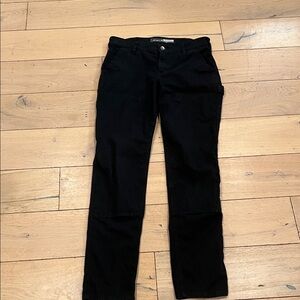 Carhart relaxed fit black jeans, size 4